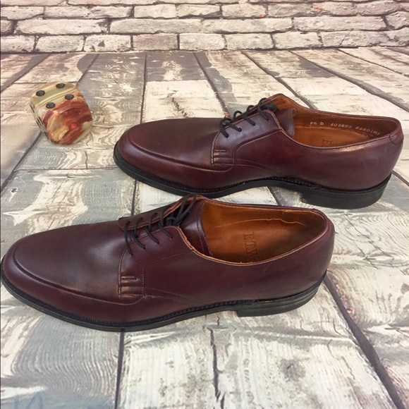 E. T. Wright Leather Lace Up Loafer Dress Shoes main image 5